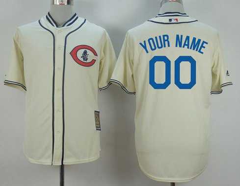 Chicago Cubs Customized 1929 Turn Back The Clock Cream Jersey,We sell and wholesale Chicago Cubs Customized 1929 Turn Back The Clock Cream Jersey on line form chian!